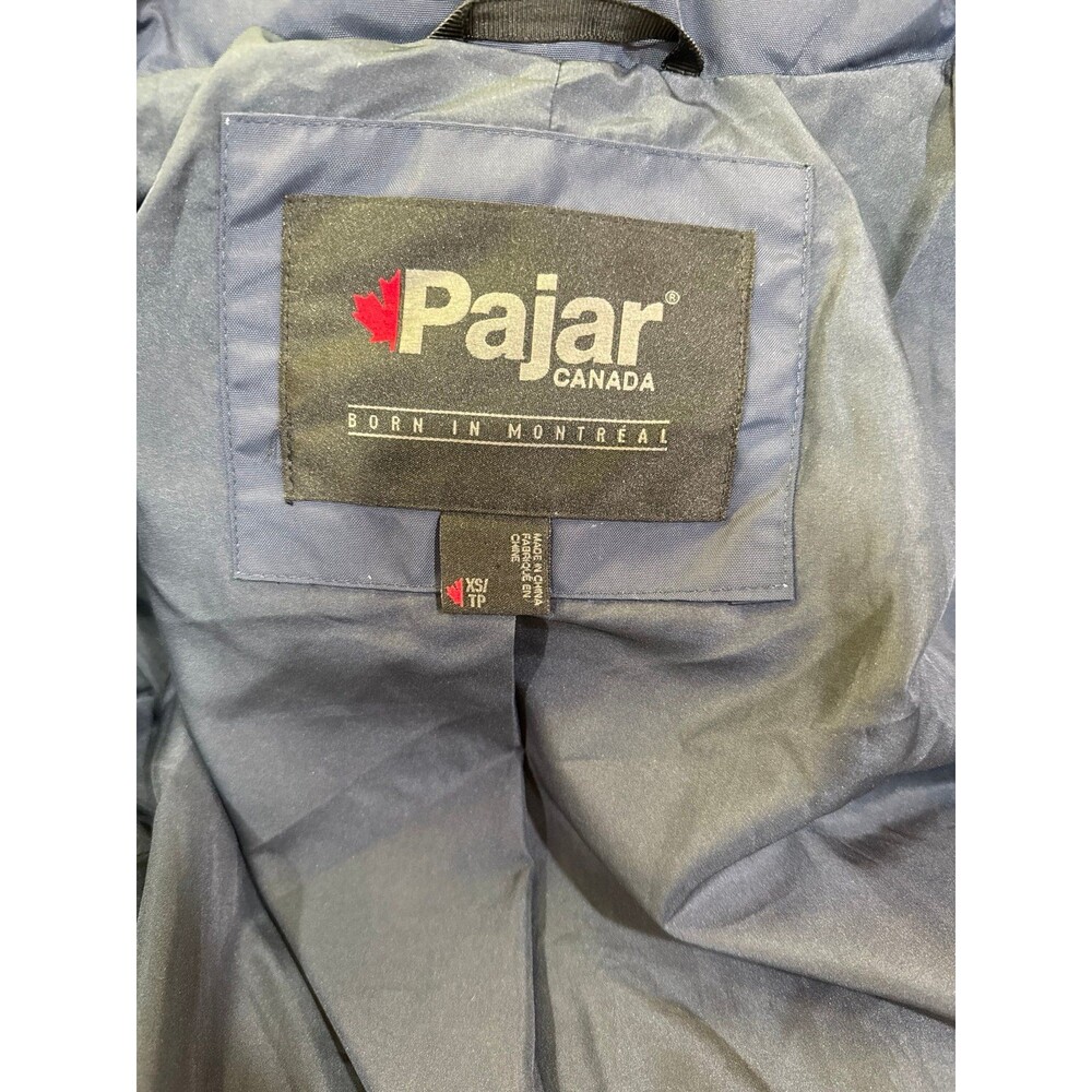 Pajar Panther Navy Blue Insulated Long Coat/Jacket Parka Size XS - Picture 13 of 13